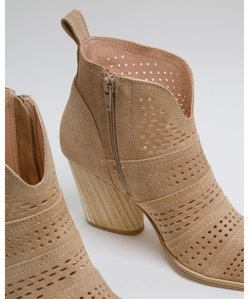 light brown ankle boot