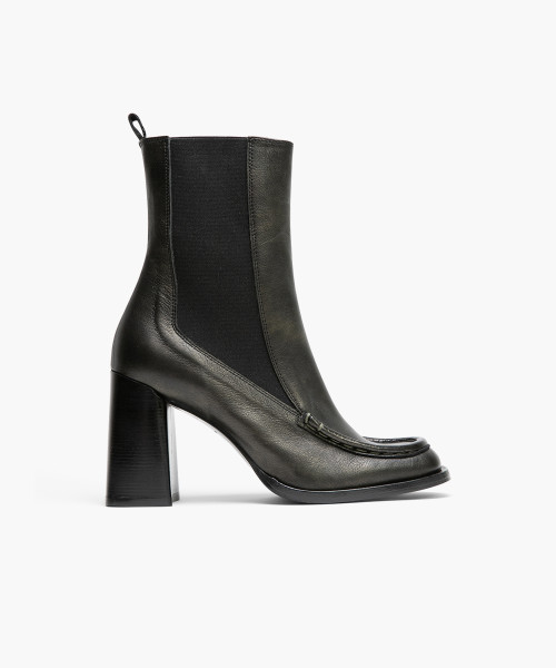 Charcoal grey deals ankle boots