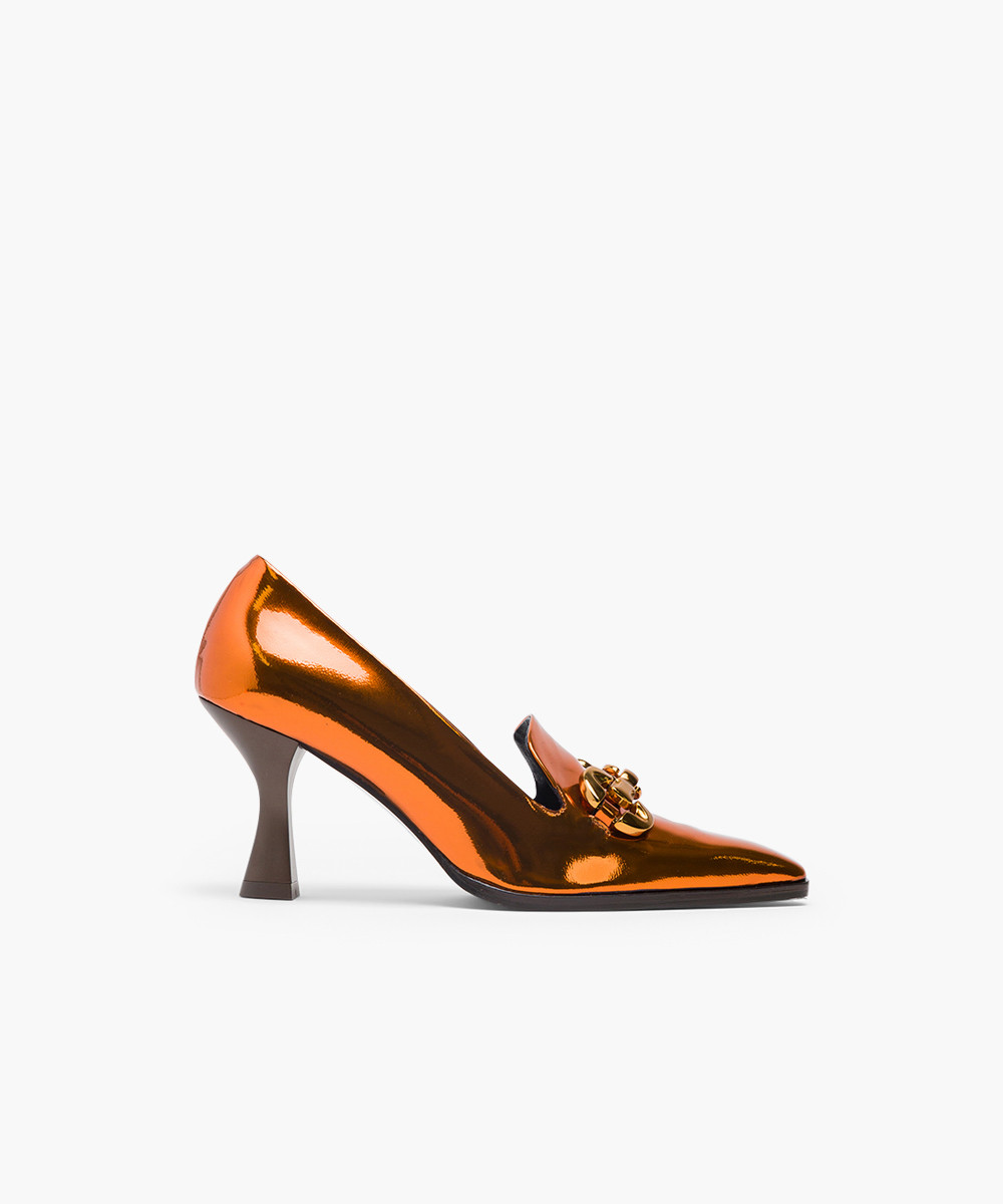 Copper metallic best sale pumps