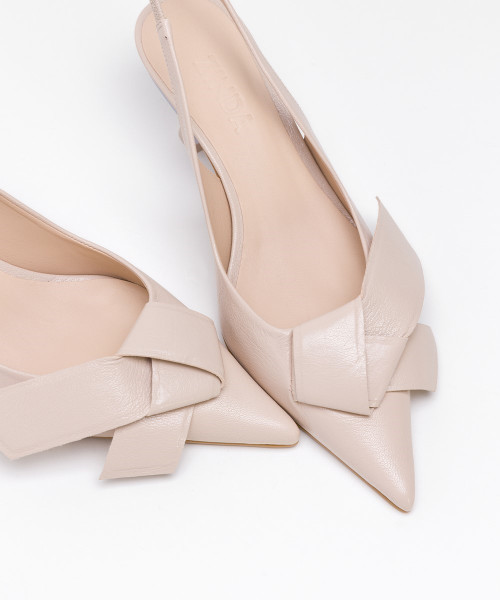 Slingback nude shoes deals