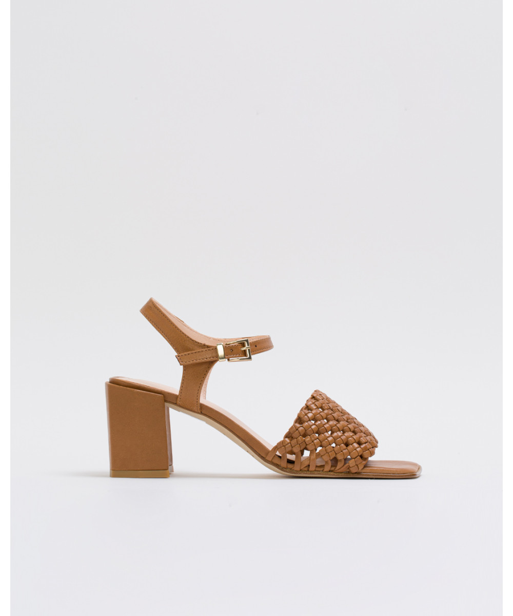 tan high sandals