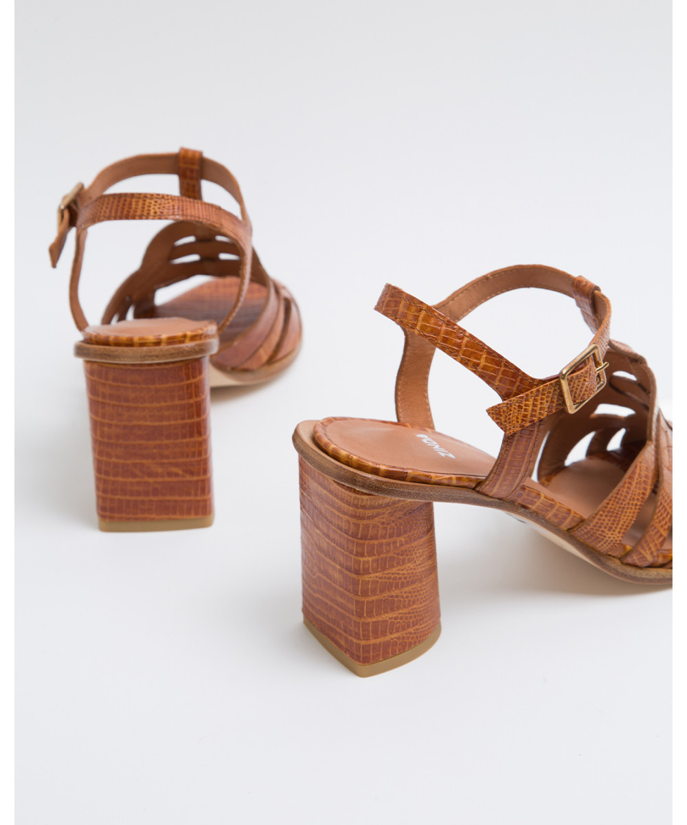 tan t bar shoes